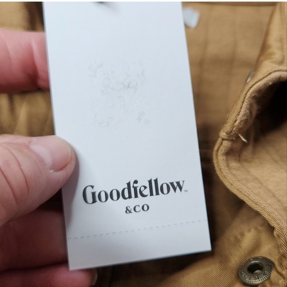 Goodfellow & Company Quilted Knit Shacket Men's Tan Size Medium🔥🔥 - Picture 10 of 11